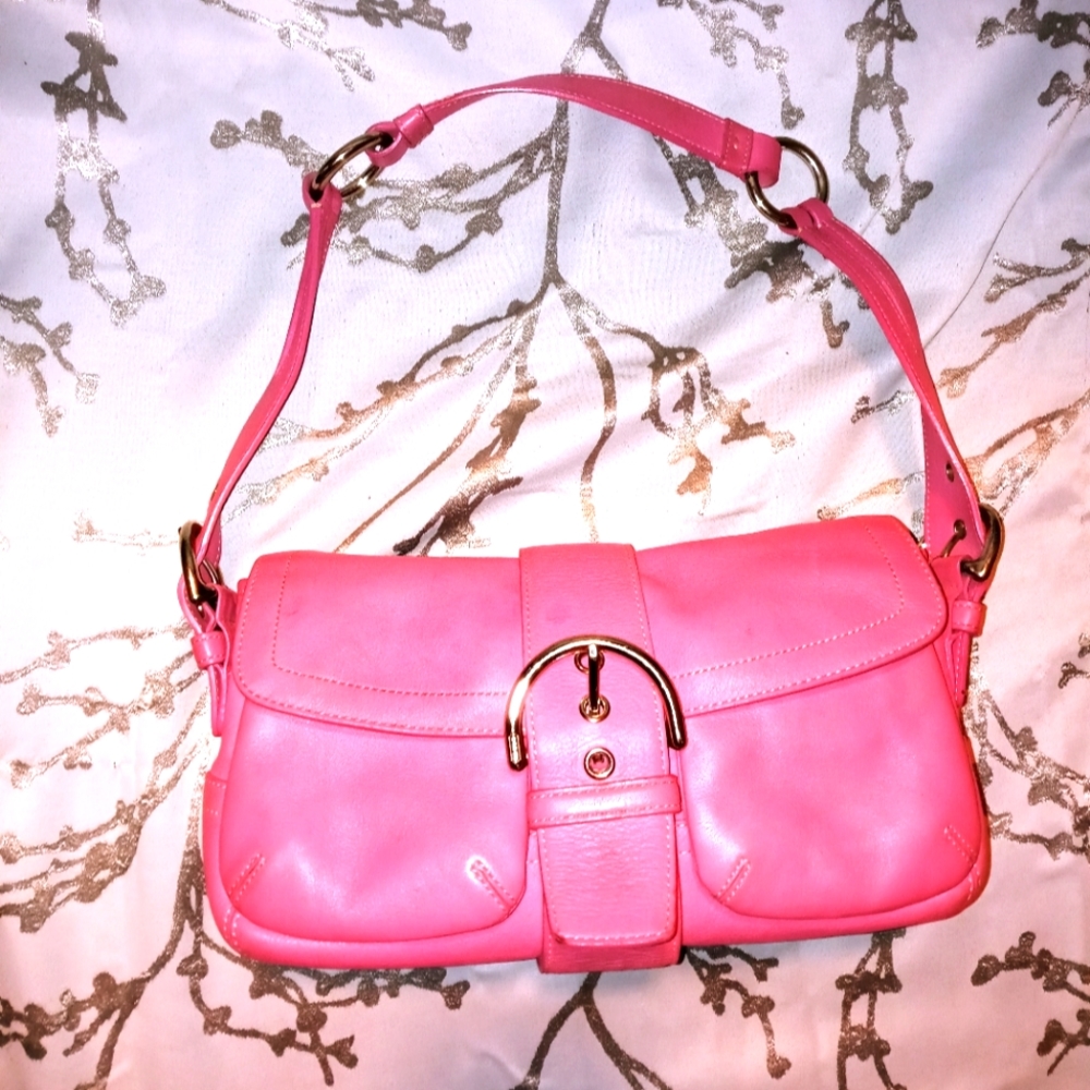 Pink coach purse
